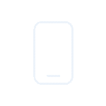 A simple, minimalistic green smartphone icon with a white outline and a small white bar near the bottom, on a black background.
