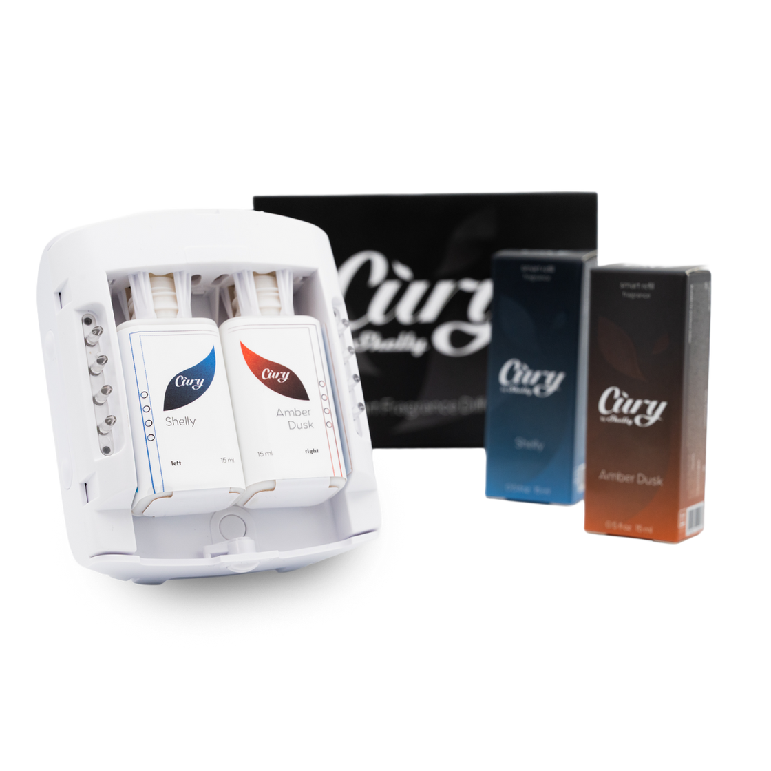 Cury Diffuser + Shelly Fragrance + Amber Dusk